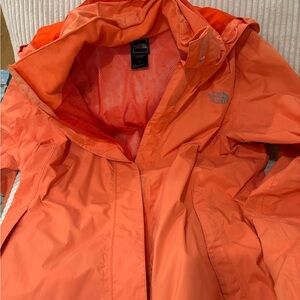 The North Face Orange Ski Jacket Waterproof Hooded